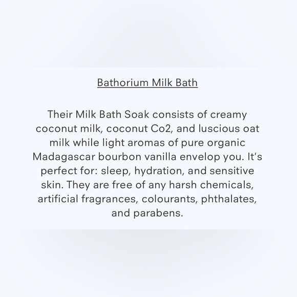 Bathorium Mineral Milk Bath in Vanilla and Coconut Scent - Picture 3 of 3